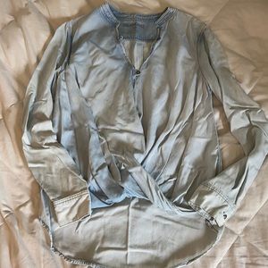 Blank NYC LS Jean top XS